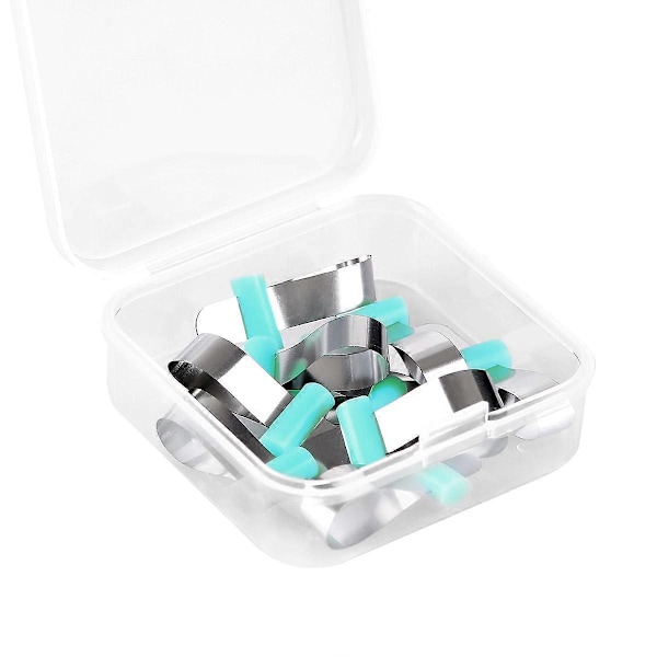Fsw Azdent Dental Formningsark Ortodontisk Sektionerad Konturerad Metallmatris Polyester Vuxna Tandvård Matris Material Verktyg db Adult Blue 10pcs