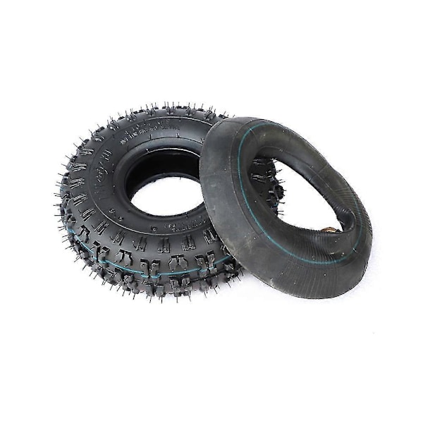 4.10/3.50-4 410/350-4 Atv Quad Go Kart 47cc 49cc Grovmönstrat 4.10-4 Däck Innerslang Passar Alla Modeller 3.50-4 4&quot; Däck [db]