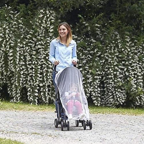 Myggnät för barnvagn, universellt myggnät för barnvagn, universellt myggnät för barnvagn, baby [DB]