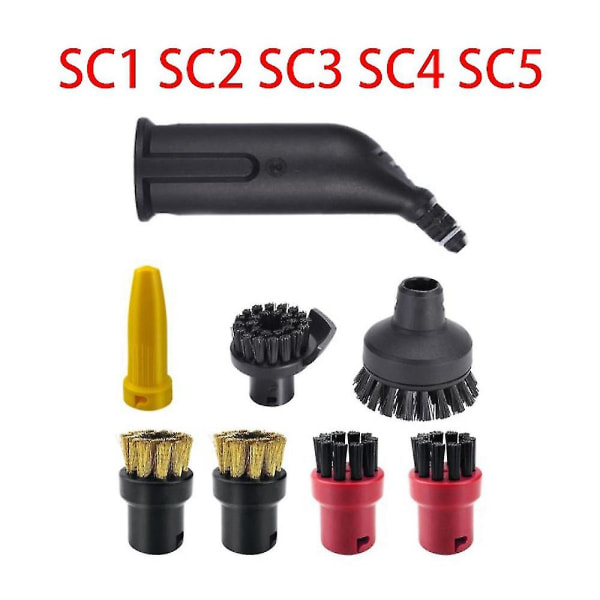 Tehokas suutin yhteensopiva Sc1 Sc2 Sc3 Sc4 Sc5 höyryimuri lisävarusteet tehokas suutin puhdistusharja [DB] As Shown