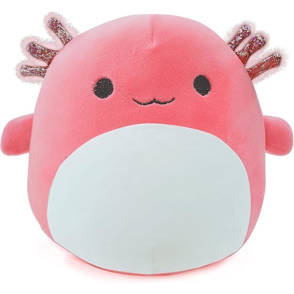 1 Kpl Axolotl Pehmolelu, 8 Tuumaa (noin 20,3 cm) Pehmeä Pehmotyyny, Loistava Lahja Syntymäpäiville ja Jouluun (vaaleanpunainen) [DB]