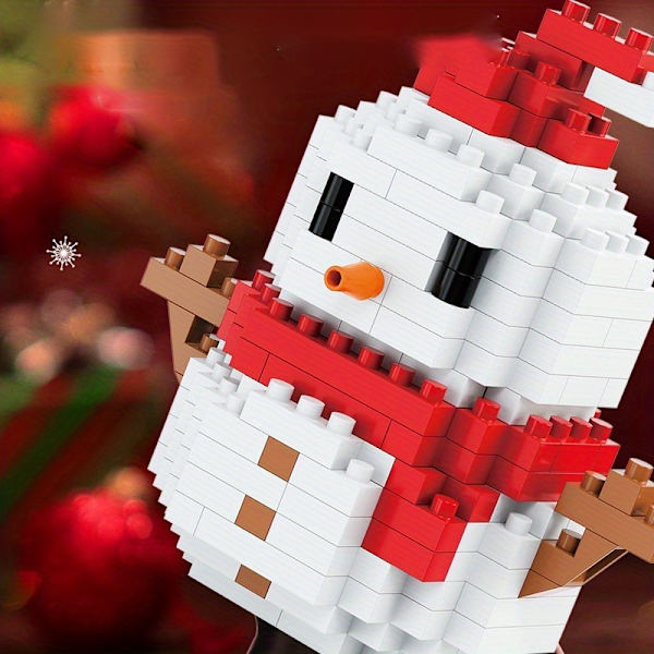 Joulu Mini Joulupukki Rakennuspalikat - Värikäs Rakennuslelu Pojille & Tytöille, Täydellinen Joululahja db Santa Claus
