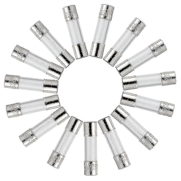 T3.15AL250V 5x20mm 3.15A 250V Långsam Säkring 3.15 Amp 250 Volt 0.2 x 0.78 Tum Glasrör (Paket med 20 st) db