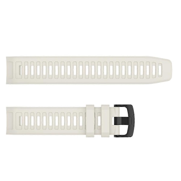 Silikon Armbandsrem Ersättning för Garmin Instinct - Grå [DB] Multicolor White