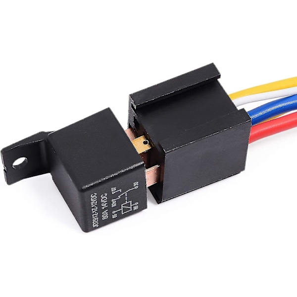 1 pakkaus rele 12v 80a 5 nastaa auto raskas käyttö päälle/pois, 5 johdin auto H {DB}