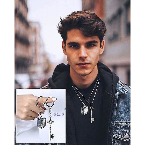 Attack on Titan Halsband för Män, Kvinnor, Pojkar och Flickor - AOT Anime Halsband [db]
