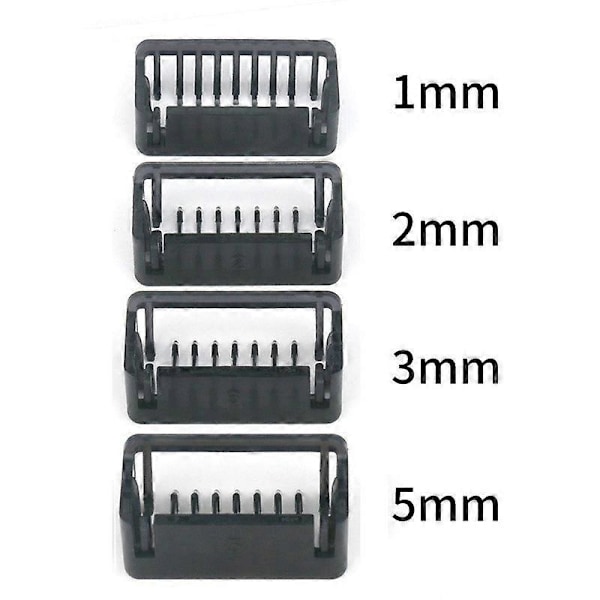 Guide Comb 1/2/3/5 Mm För Rakapparat Kroppshårskydd Qp2520 Qp2530 Qp2630 Qp6510 Qp6520 Qp2523 [Db]