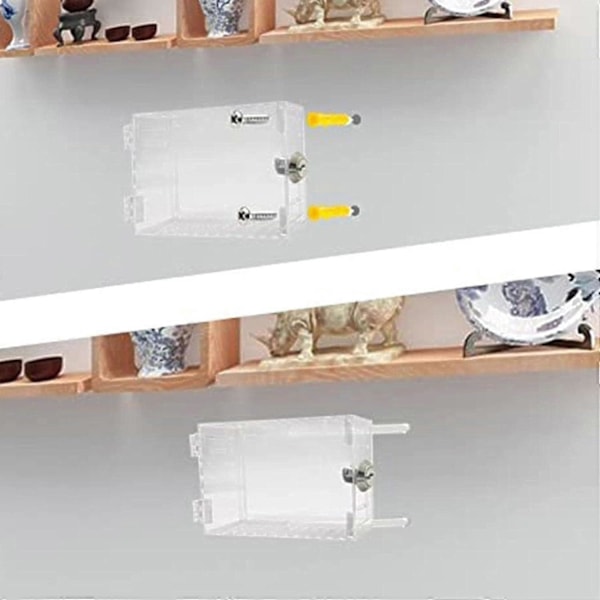 Termostatdeksel, Universell Termostatlåseboks med Lås, Klar Stor Termostatbeskyttelse for Termostat på Vegg, Termostatpanel Låsebeskyttelse F [db]