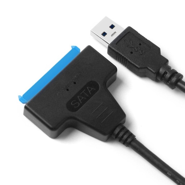 Usb 3.0 til Sata-harddiskkabel Usb 3.0 5gbps højhastigheds-til 22pin Sata 2.5' Ssd [DB]