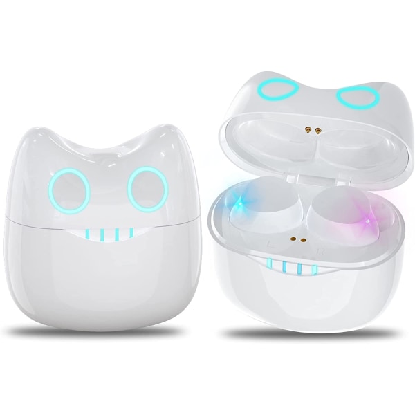 Trådlösa hörlurar för barn, Bluetooth -headset med söt Panda- case, Bluetooth 5.0 brusreducering, K2
