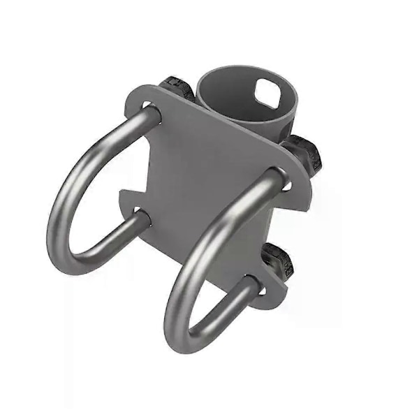 For StarLink V2 Feste 30-50mm Bøyleadapter Rustfritt Stål Antenneholder Brakett For Bobil Yacht Rekkverk Horisontal Stang [DB]