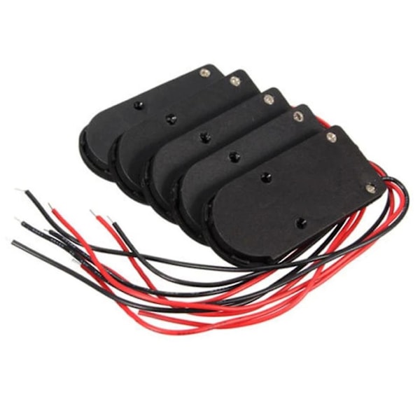 2x3V CR2032 Knappcellebatteriholder Bryter Ledningstilkoblet Sokkel for 6V DIY Batteri db