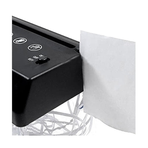 Db Bärbar Elektrisk Pappersstrimlare Usb Batteridriven Strimlare Dokument Pappers Skärverktyg Kontor --(WR)