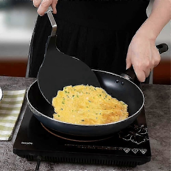 Premium Chef Series Rund Fleksibel Stor Spatel Pandekagespatel, Pandekagevender, Æggepande og Omeletspatel - Varme [DB]