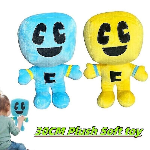 30 cm Minecraft Craftee plyschleksaker mjuka gosedjur Little Buddy-presenter [DB] Yellow