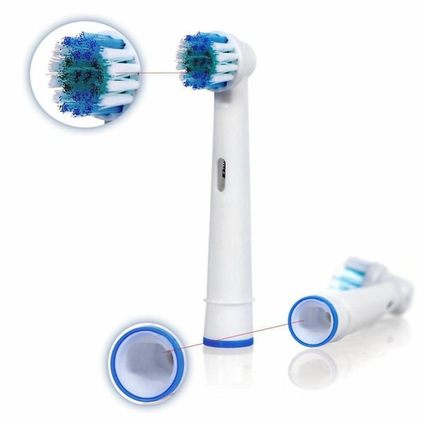 10 stk For Brecision Rengjøring Tannbørster Med Erstatningsbørstehoder Rengjøring av tanntråd