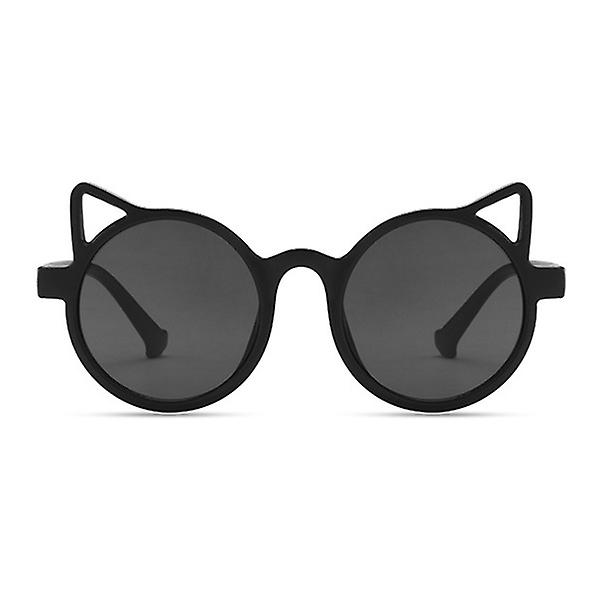 Muodinmukaiset kissankorvakoristeiset lasten aurinkolasit, koristeelliset lasit, mukavat silmiensuojalasit