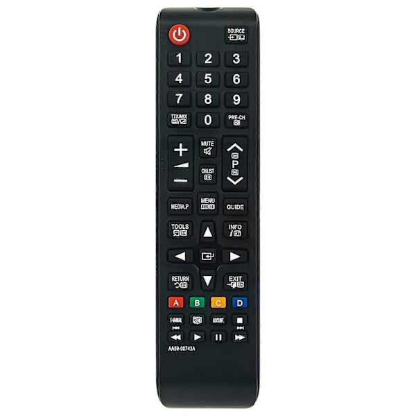 AA59-00743A Ersättning för Samsung TV Fjärrkontroll ABS TV Fjärrkontroll [DB]