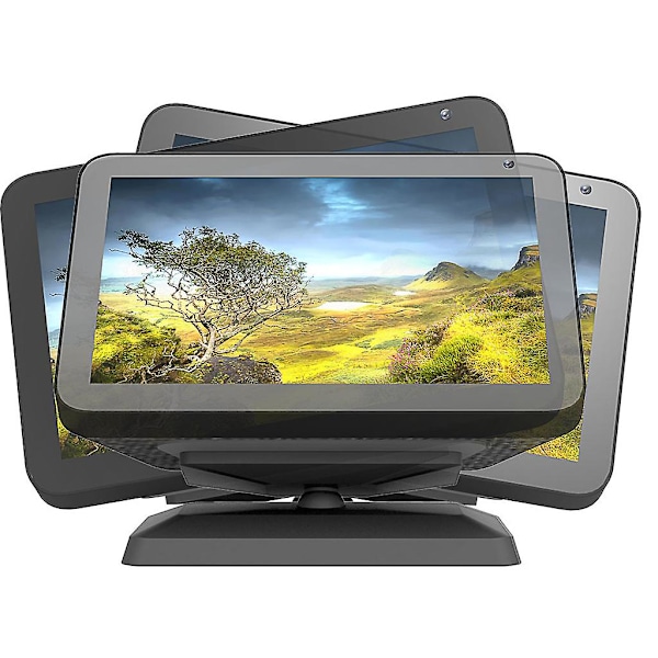 Stabilt Medium Bogreol Desktop Højttaler Stativ til Amazon Echo Show 8 db Black