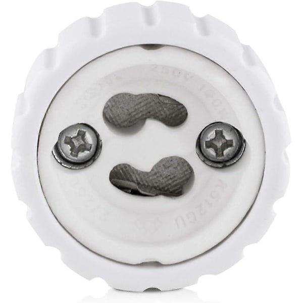 4x Sokkeladapter - E14 Til Gu10 Sokkelkonverter - Bajonetfatning Lampeholder Adapter Til Halogen Led Pære db
