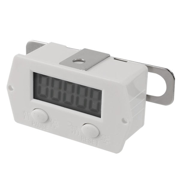 LCD Digital 0-99999 Tæller 5 Cifre Plus UP Gauge + Nærhedsafbryder Sensor med Magnetisk [db] white