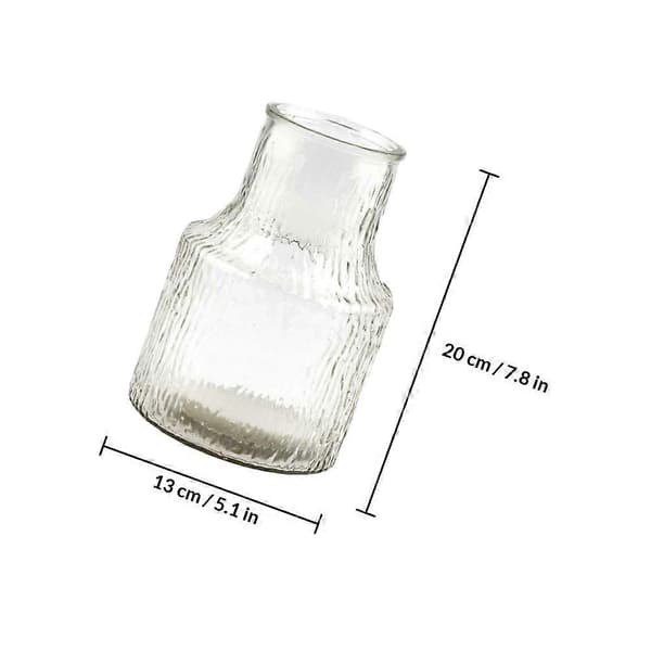 Dekorativ glasvas för blomsterarrangemang Transparent