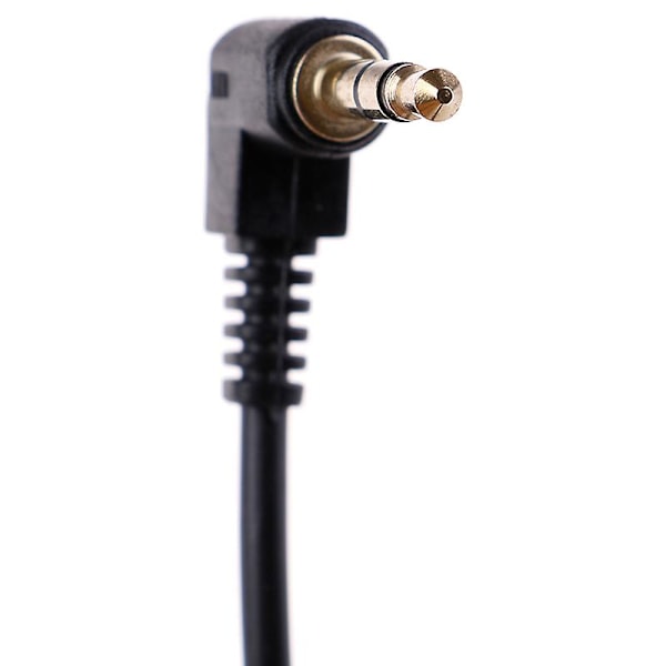 Spiralformad ljudkabel Jack Höger Vinkel 90 Grader 3,5 mm Jack Aux Sladd Kabel db Black