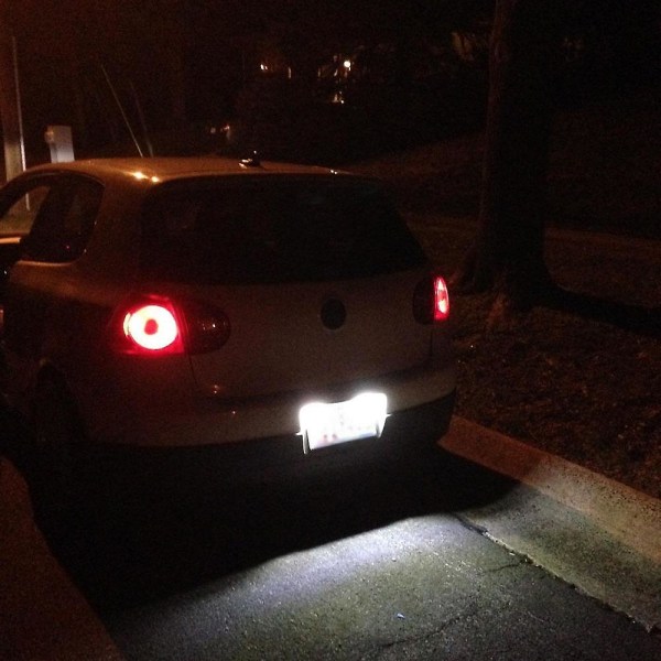 2 stk LED-skiltlys 12V hvitt lys  erstatning for Ford Focus C-MAX MK2 [DB]