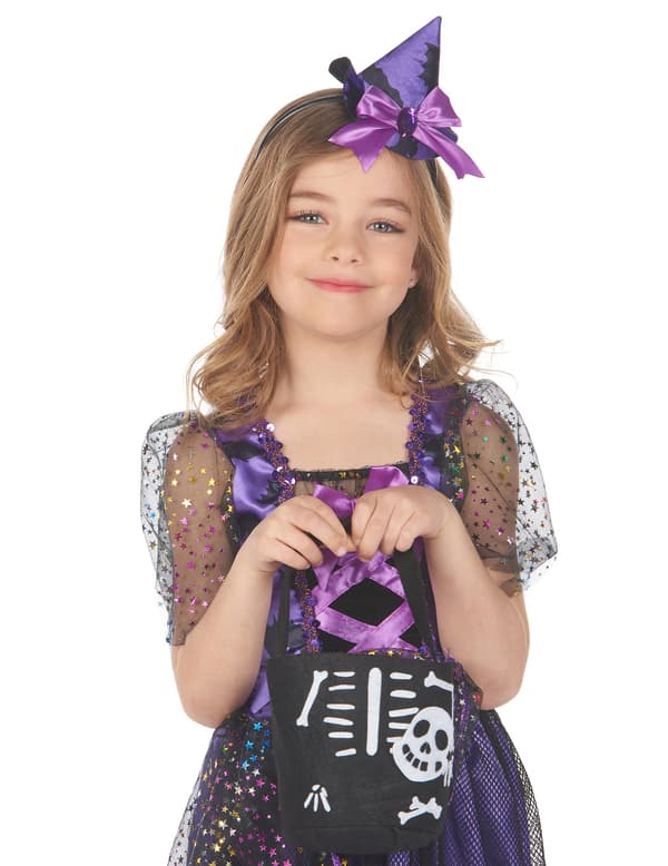 Lasten Halloween-luurankolaukku One Size