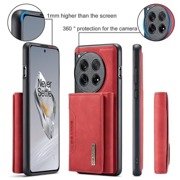 DG.MING M2 -sarjan puhelinkotelo OnePlus 12:lle [DB] Red