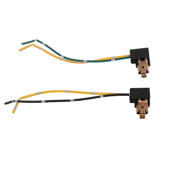 2 stk. Forlygte Lampe Pære Sokkel Ledningsnet Stik Adapter Linje Til H1 Pære [DB]
