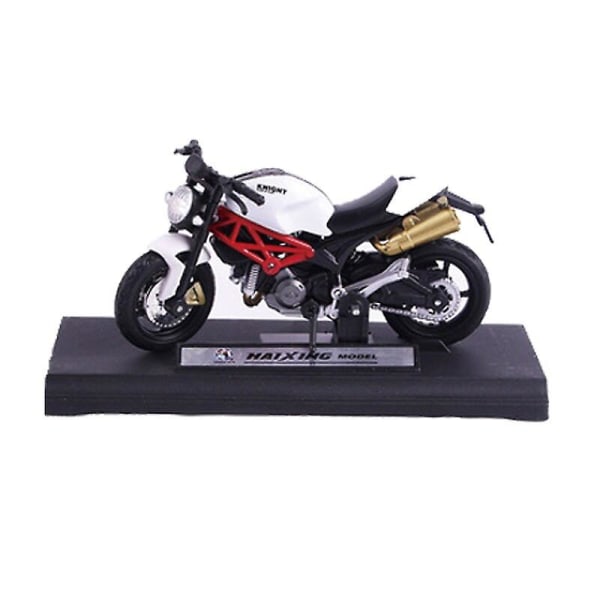 1:18 Ducati Motorcykel Tårta Dekoration Prydnader Simulering Legering Plast Glidande Lokomotiv Modell Födelsedagspresent Leksaker Db Alloy plastic 696 C