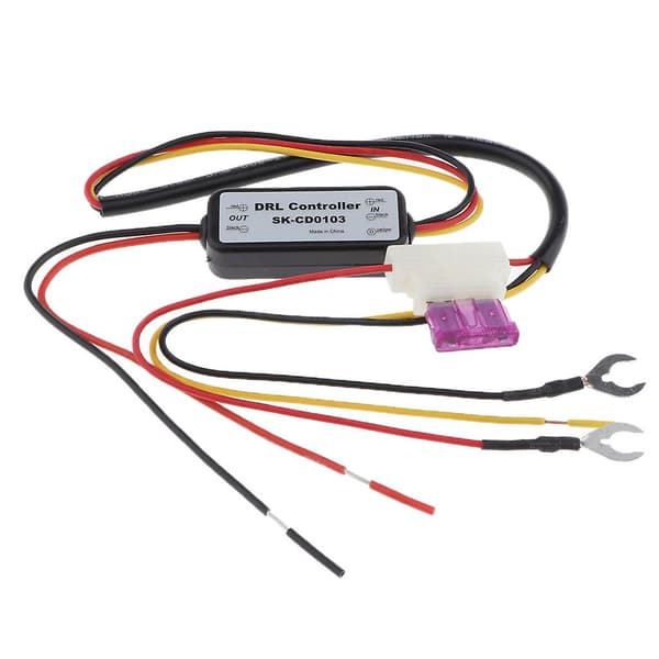 Bil LED Dagsljus Reläkoppling Dimmer 5a Auto DRL Styrenhet {db}