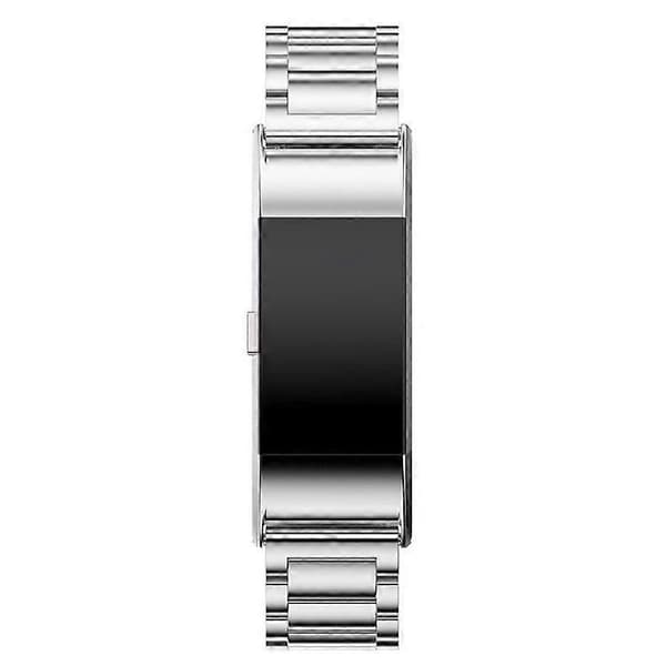 316L Rustfrit Stål Urrem Kompatibel Med Fitbit Charge 2 [DB] Silver