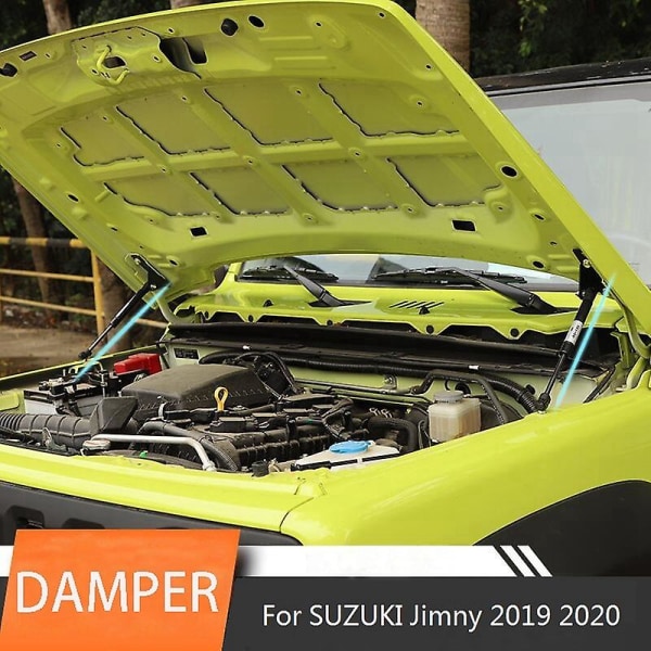 Frontpanserløfterarmer Støtdemper Stenger Kompatibel Suzuki Jimny 2019 2020 [DB]