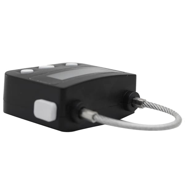 Metalltimerlås Usb Lcd-display Metall Elektronisk Uppladdningsbar Timer Multifunktionshänglås Svart