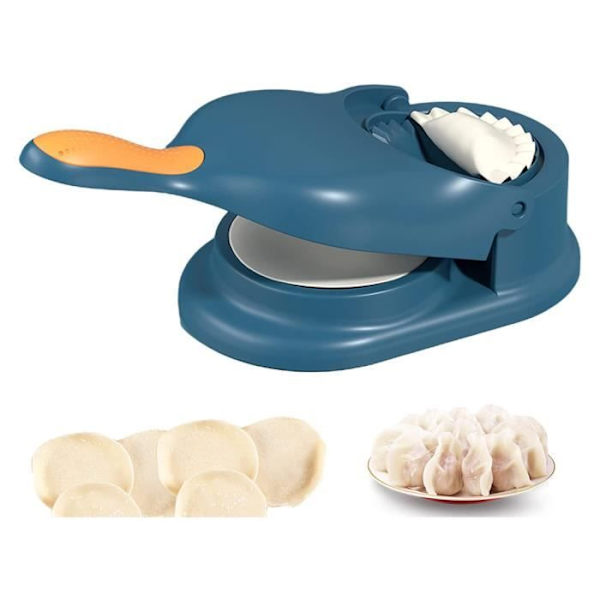 Ravioliform - 2 i 1 - Dumpling Maker - Plastik - Blå