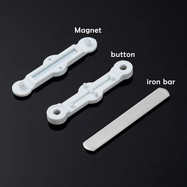 Db Magnetremsa, 24 st magneter självhäftande magnetremsset för DIY flugnät, gardiner, dörrgardiner