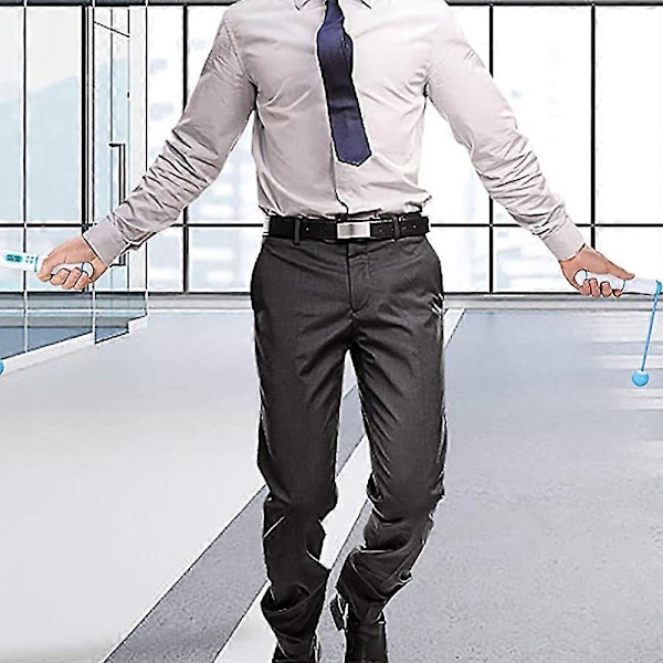 Hopprep Digitalt Viktat Trådlöst Hopprep Justerbart Sladdlöst [db] White-blue