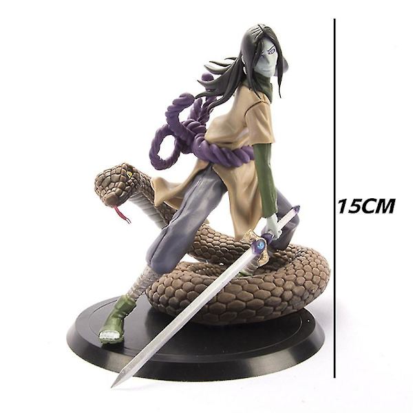 Cartoon Naruto Orochimaru Figurer Statue Model Legetøj Actionfigur Legetøjsgave M db
