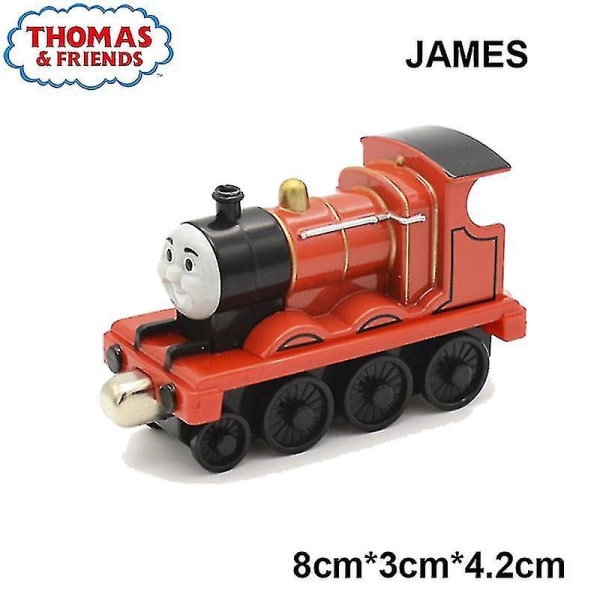 1:43 Thomas And Friends Legering Magnetisk Togbane Lokomotiv Legetøj Toby Emily Petcy Duck Tog Model Børn Dreng Pædagogisk Legetøj Db james