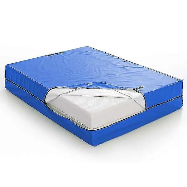 Vandtæt madraspose til flytning Queen Size Genanvendelig madrasopbevaringspose [db] 196*107*38cm