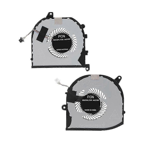 CPU- og GPU-køleventilator til XPS 15 9570/7590 og Precision 5530 bærbare computere [DB] As shown