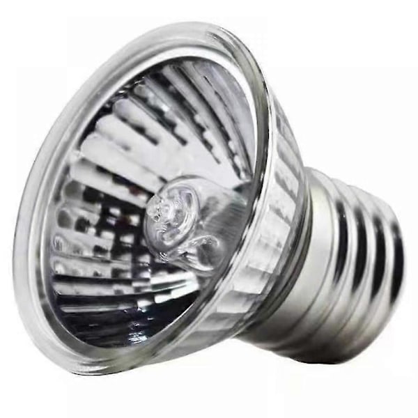 Varmelampe for skilpadder, 4-pakning, 25/50/75W UVA UVB Reptil Skilpadde Lyspærer for Amfibietanker, Terrarier og Bur, Fungerer med Diverse Lamper [DB] 25W