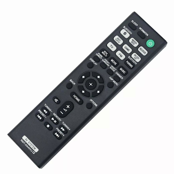 Ny RMT-AA401U Fjärrkontroll för Sony AV-system RMTAA401U STR-DH590 STRDH590 [Db]