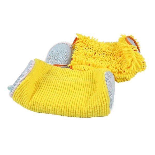 2 stk. skovaskepose for vaskemaskin, vaskepose for sko for vaskemaskin og tørketrommel (gul) [DB] Yellow - 2pcs