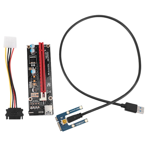 Mini Pcie til Pci 16x Riser til bærbar ekstern billedkort Exp Gdc Btc Antminer Miner Mpcie til Pci-e