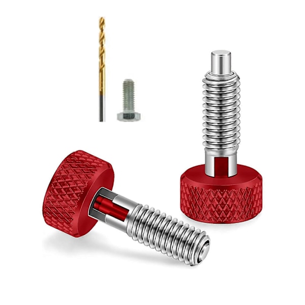 1 kpl/1 sarja Packout-kahvan pikakiinnitystapit ruosteenkestävät korroosionkestävät sisäänvedettävät jousimäntäiset pikakiinnityslukitustapit [Db] Red 4pcs