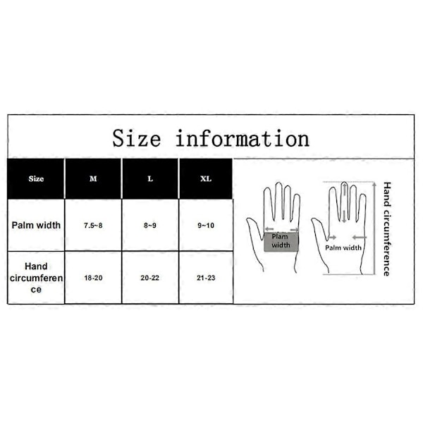 Luminous Outdoor Ridehansker for Menn og Kvinner Vindtette Full Finger Touch Screen Refleks Tykke Varme Hansker DB Gray M