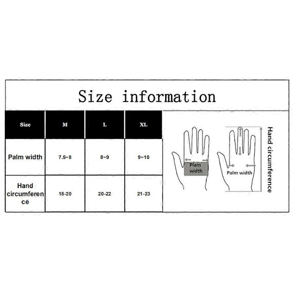 Luminous Ridhandskar för Utomhus för Män Kvinnor Vindtäta Hel Finger Touch Screen Reflekterande Tjocka Varma Handskar DB Gray M